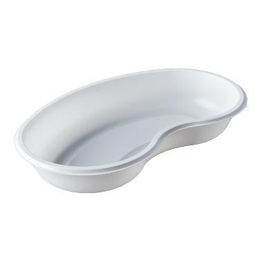 Bakke Nyreformet 25x12.5x4 cm 700 ml PP Hvid steriliserbar engangs,500 stk/krt