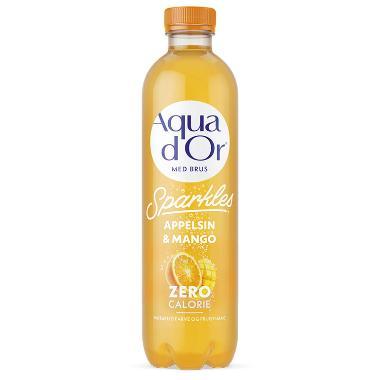 Aqua d'Or Appelsin/Mango 0,5L med brus inkl. B-pant (12 stk)