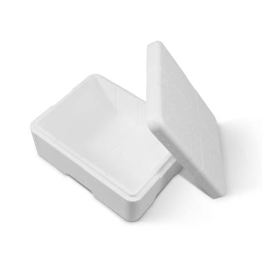 Termokasse 11 ltr 40x30x16.5 cm Coolsafe Mini med Låg EPS Hvid