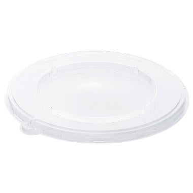 Låg fladt Ø209 x10 mm rpet til Bagasse bakke 1000 ml,6 ps x 25 stk/krt