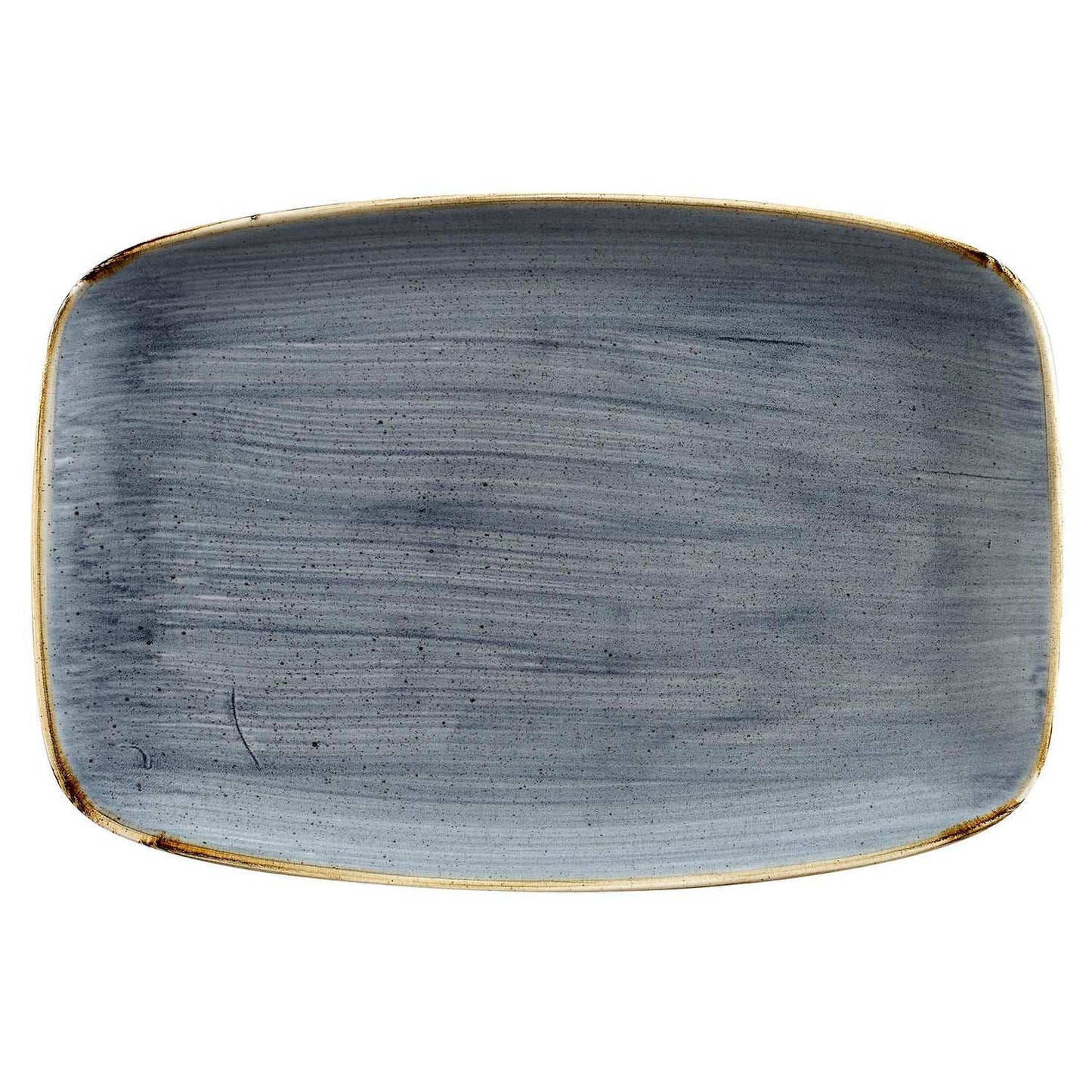 Serveringsfad Stonecast 34.4x23.4 cm Porcelæn Blåbær,6 stk/krt