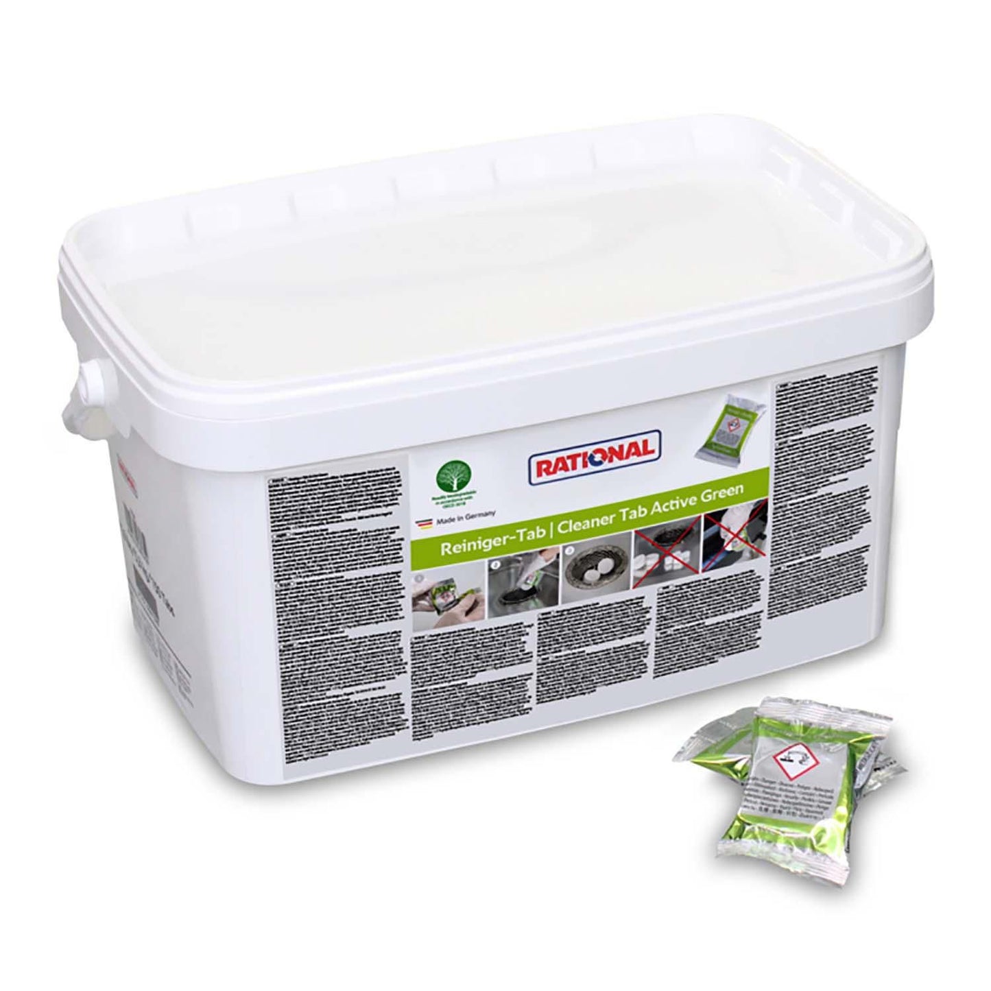 Ovnrengøring Rational tablet Cleaner Tab Active Green 150stk til ICP og ICC ovne,150 stk/sp
