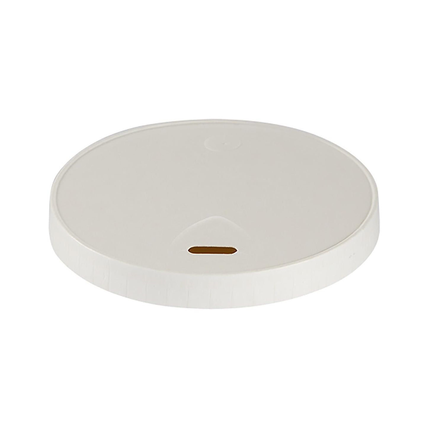 Drikkelåg Pap Ø80xH16mm Til Kaffebæger Hvid,20 ps x 50 stk/krt