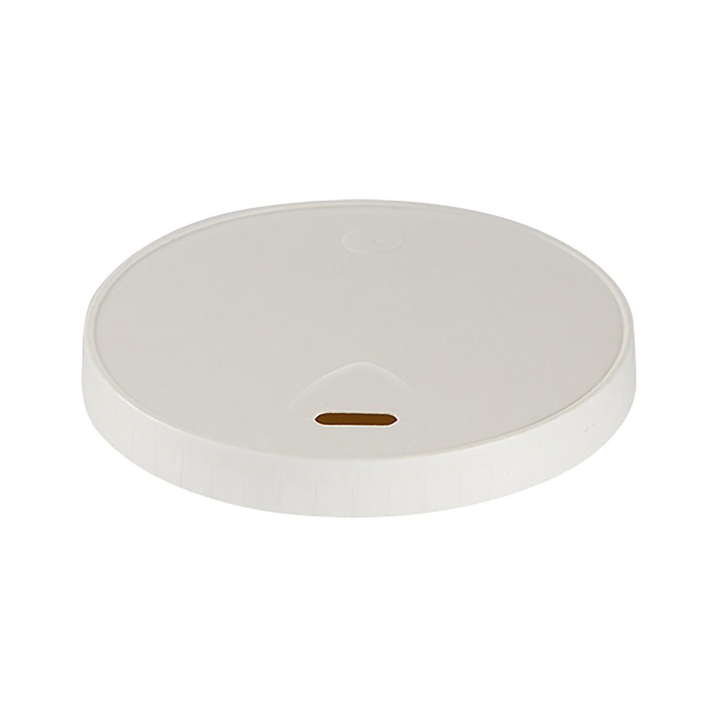 Drikkelåg Pap Ø80xH16mm Til Kaffebæger Hvid,20 ps x 50 stk/krt