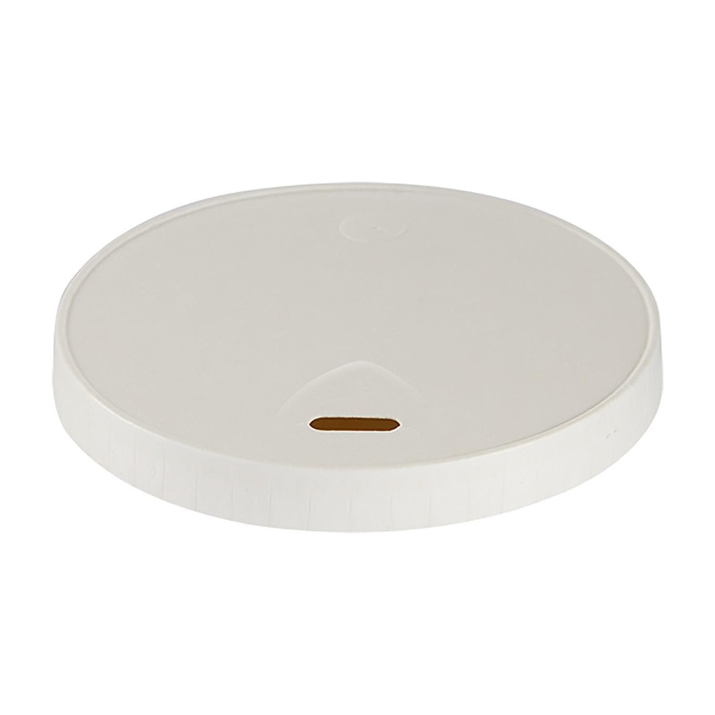 Drikkelåg Pap Ø90xH16mm Til Kaffebæger Hvid,20 ps x 50 stk/krt