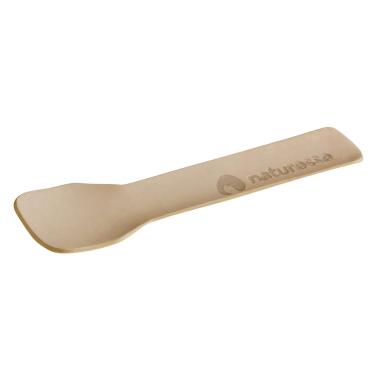 Isspade L95mm Hårdt Papir Kraftig Glat Overflade FSC Natur,150 stk/ps