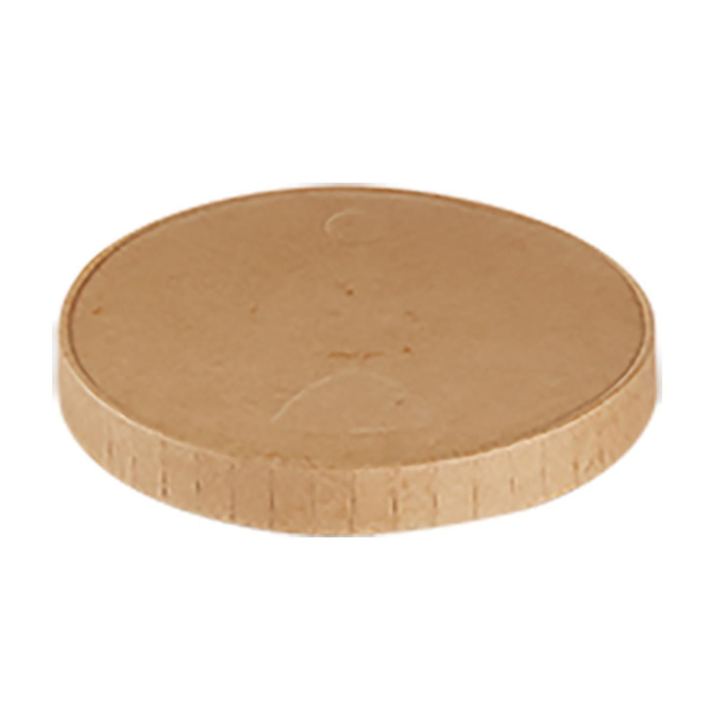 Paplåg Ø 44 mm til dressingbæger kraft pap/PE Brun,40 ps x 50 stk/krt
