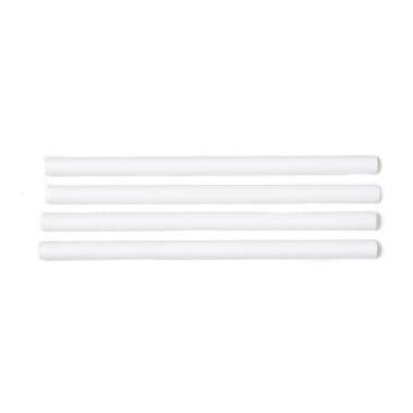 Sugerør Ø10x250 mm uden knæk Bionedbrydelig Papir Hvid,100 stk/ps