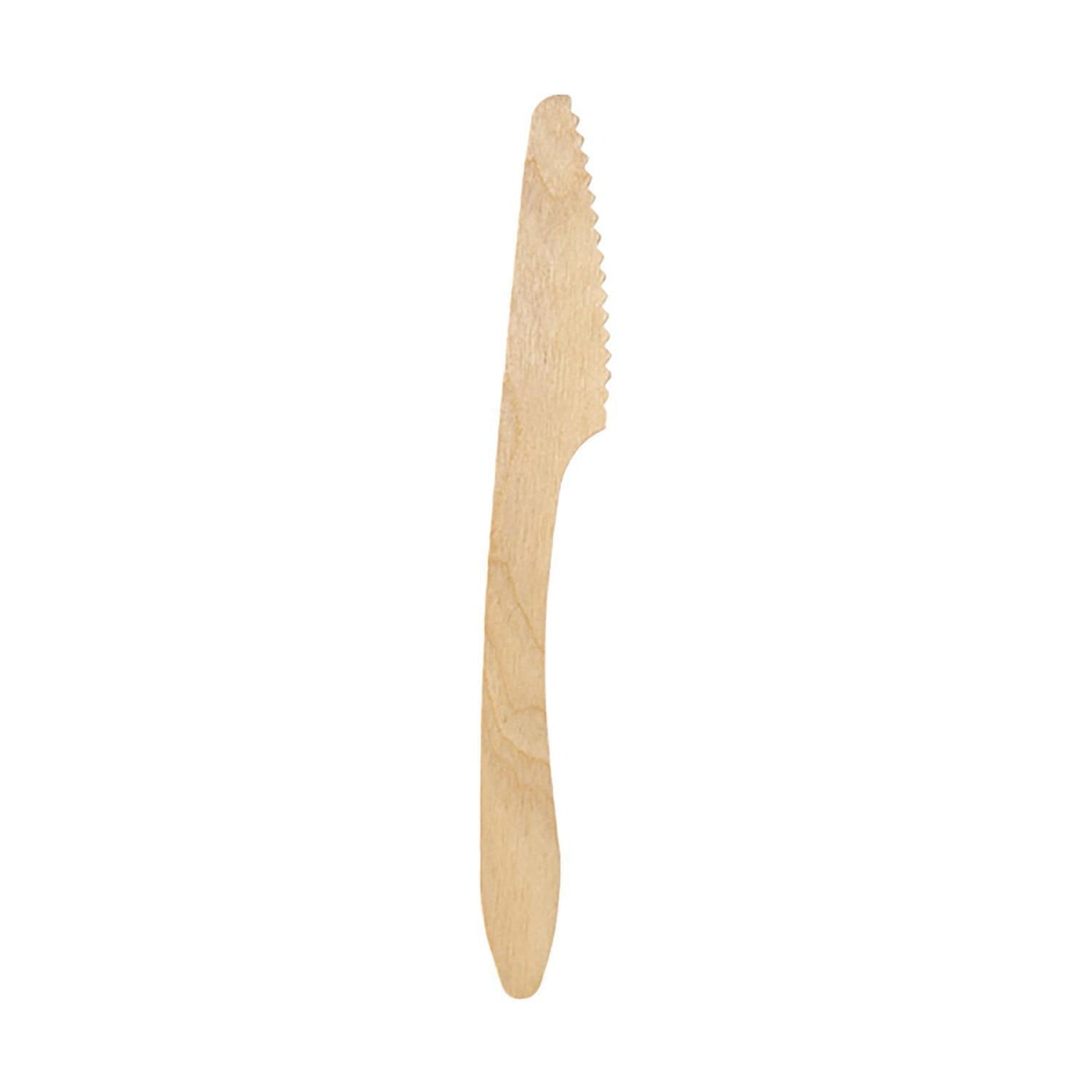 Kniv 190mm Dinner lux voksbehandlet Bionedbrydelig Træ,10 pk x 100 stk/krt