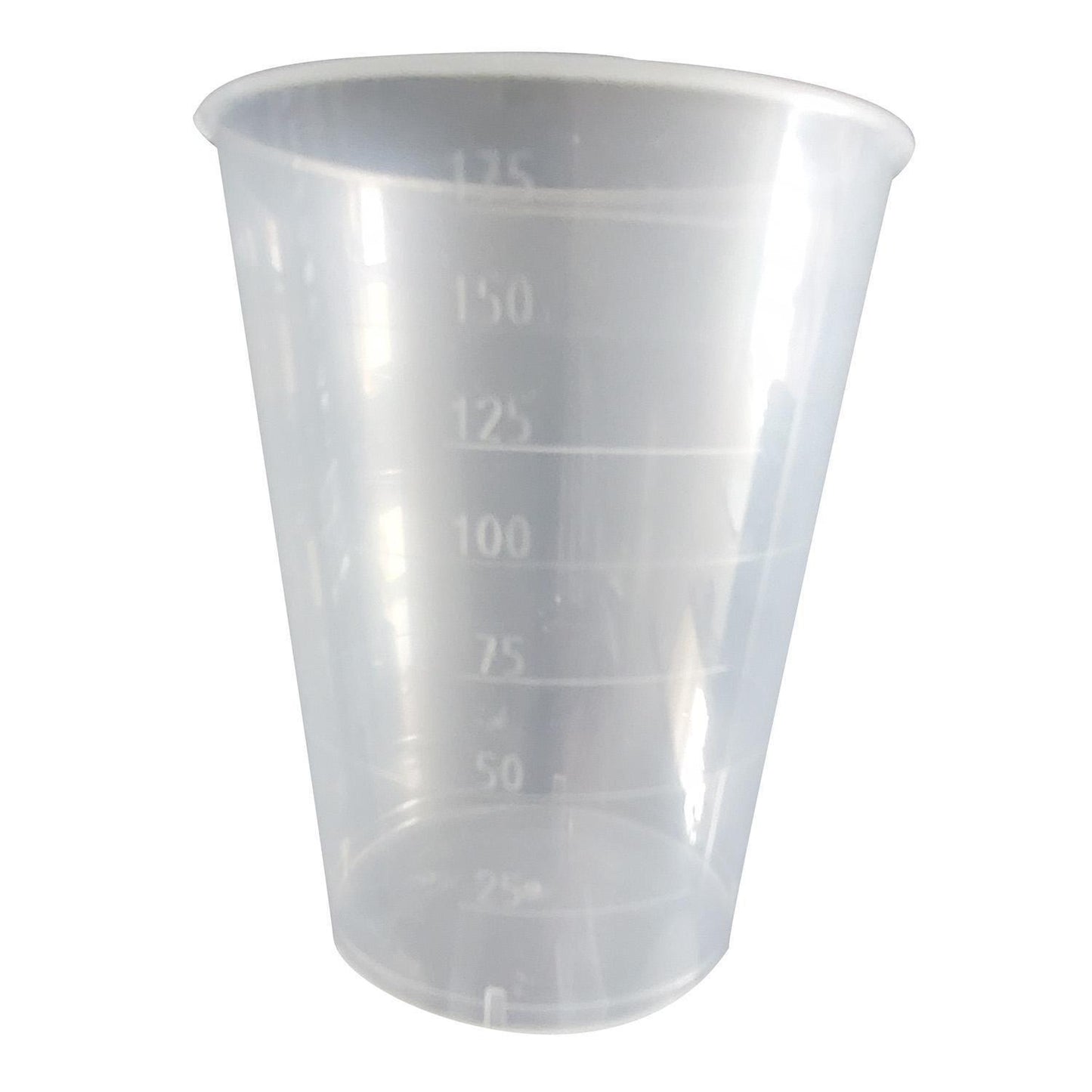 Drikkebæger 185 ml med Målestreg PP Natur,20 ps x 50 stk/krt