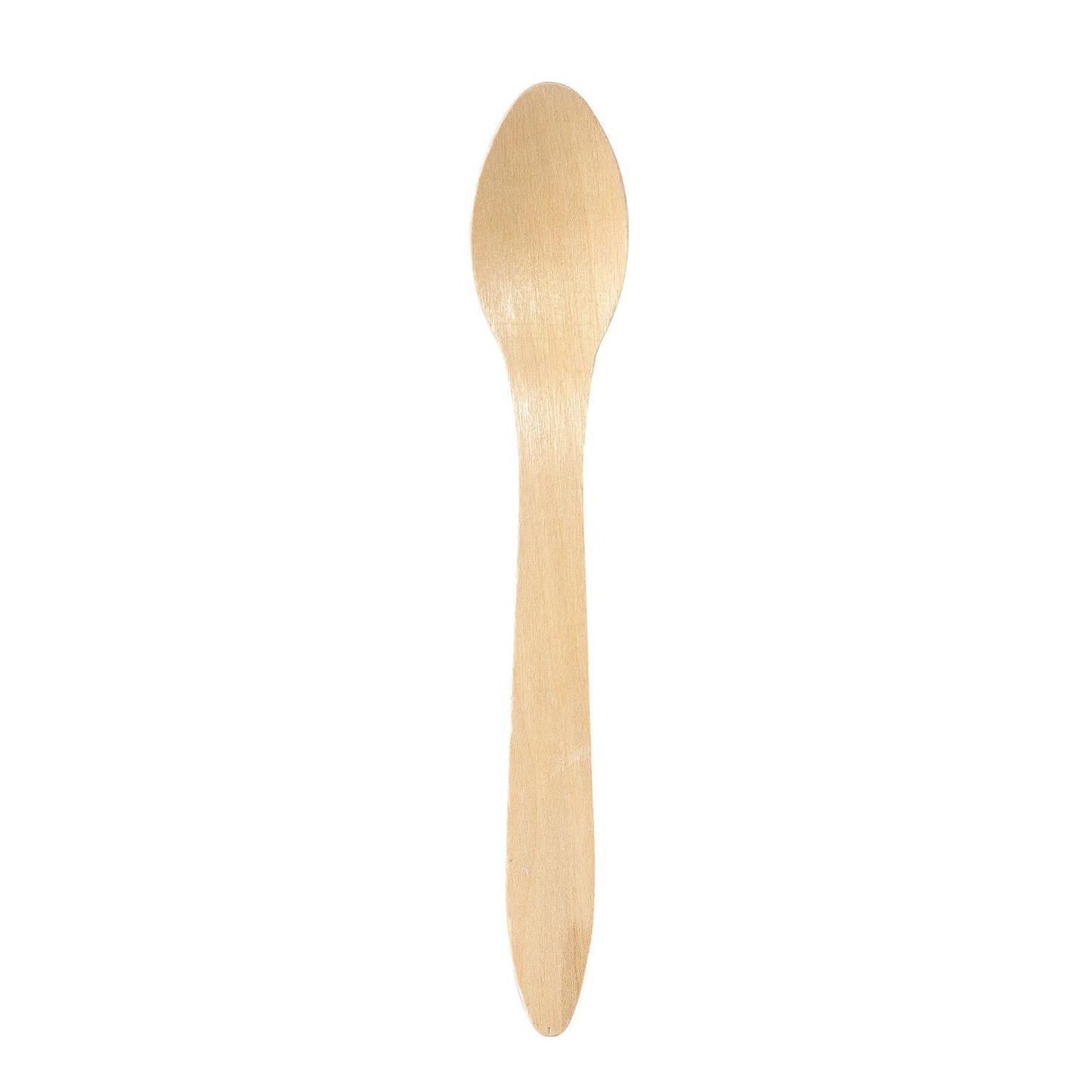 Spiseske 190mm Dinner lux voksbehandlet Bionedbrydelig Træ,10 pk x 100 stk/krt