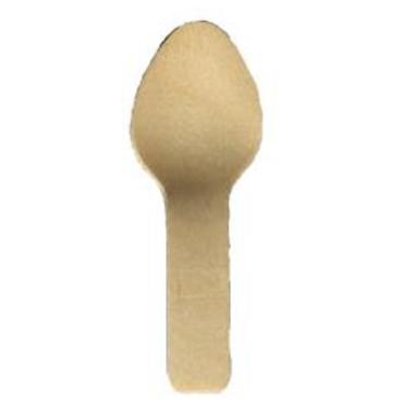 Ske mini 76mm ubehandlet træ,10 pk x 100 stk/krt