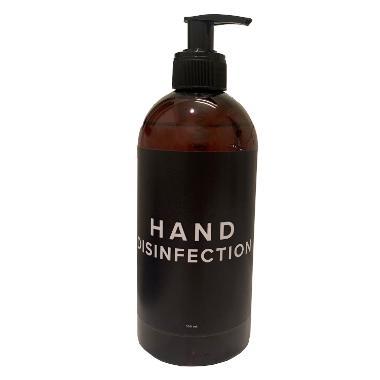 Hånddesinfektion gel 85% ethanol med glycerin eksklusiv flaske med pumpe 500 ml,500 ml/fl