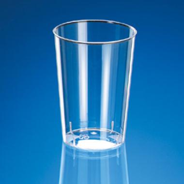 Plastglas 7 cl 60 mm Ø50 mm PS Klar,45 stk/ps