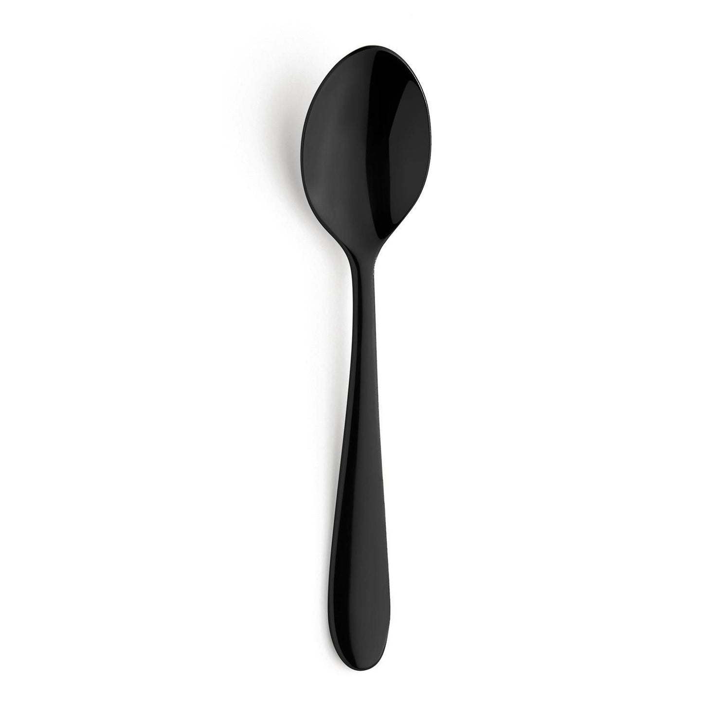 Teske Oxford PVD 13.3 cm. Rustfri Stål Blank Sort,12 stk/pk