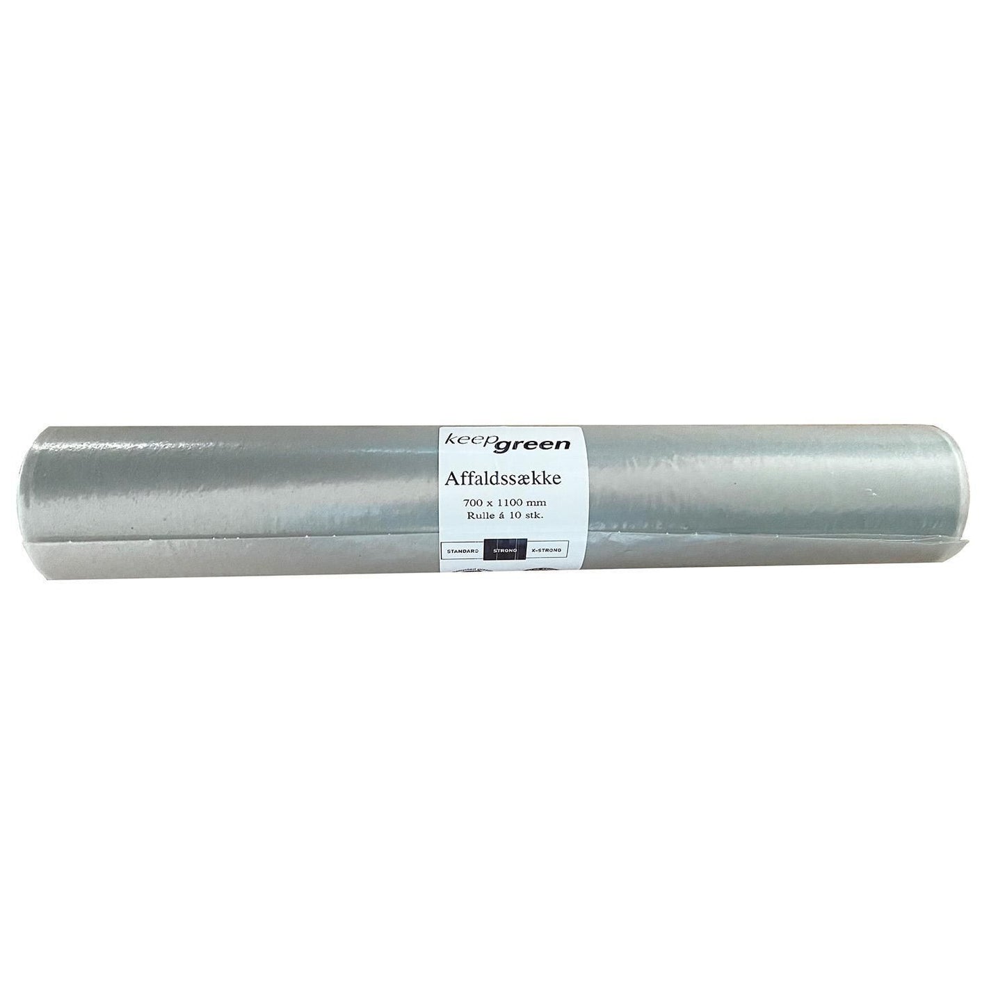 Sæk KeepGreen 100ltr B700xL1100mm 55my Strong Transparent,20 rl x 10 stk/krt