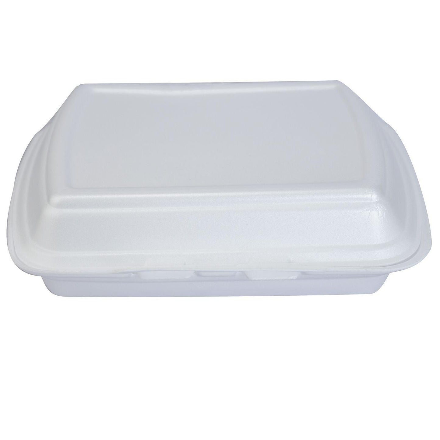 Termobakke 3-rum 247x198x75 mm Hængslet låg XPS Hvid HP 4/3 TT,2 pk x 125 stk/krt