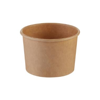 Bæger rundt 150 ml 5 oz Delicup Ø90 x 48 mm kraft pap/PE Brun,20 pk x 50 stk/krt