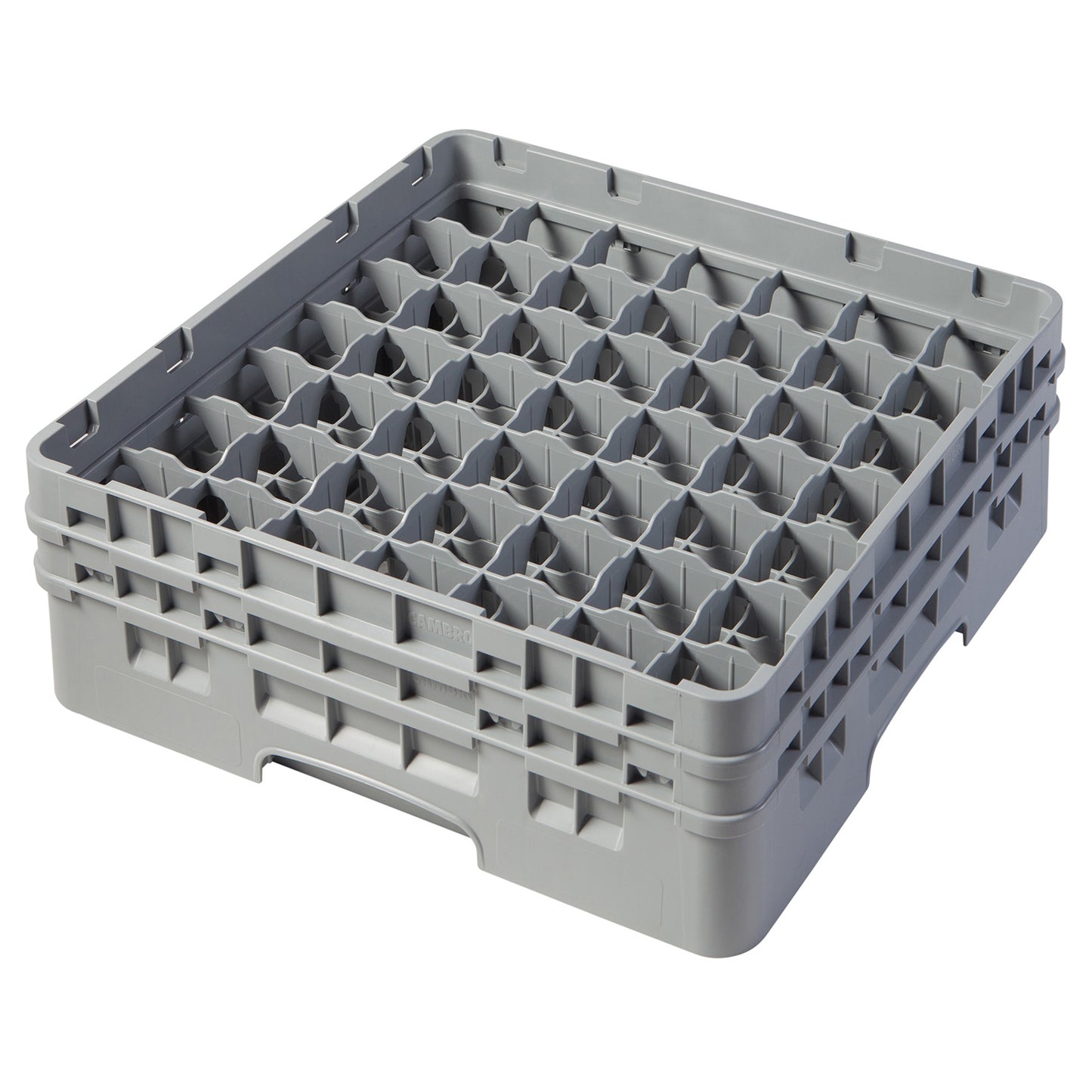 Opvaskekurv Cambro 50x50 cm til Glas 49-rum Plast Grå,stk
