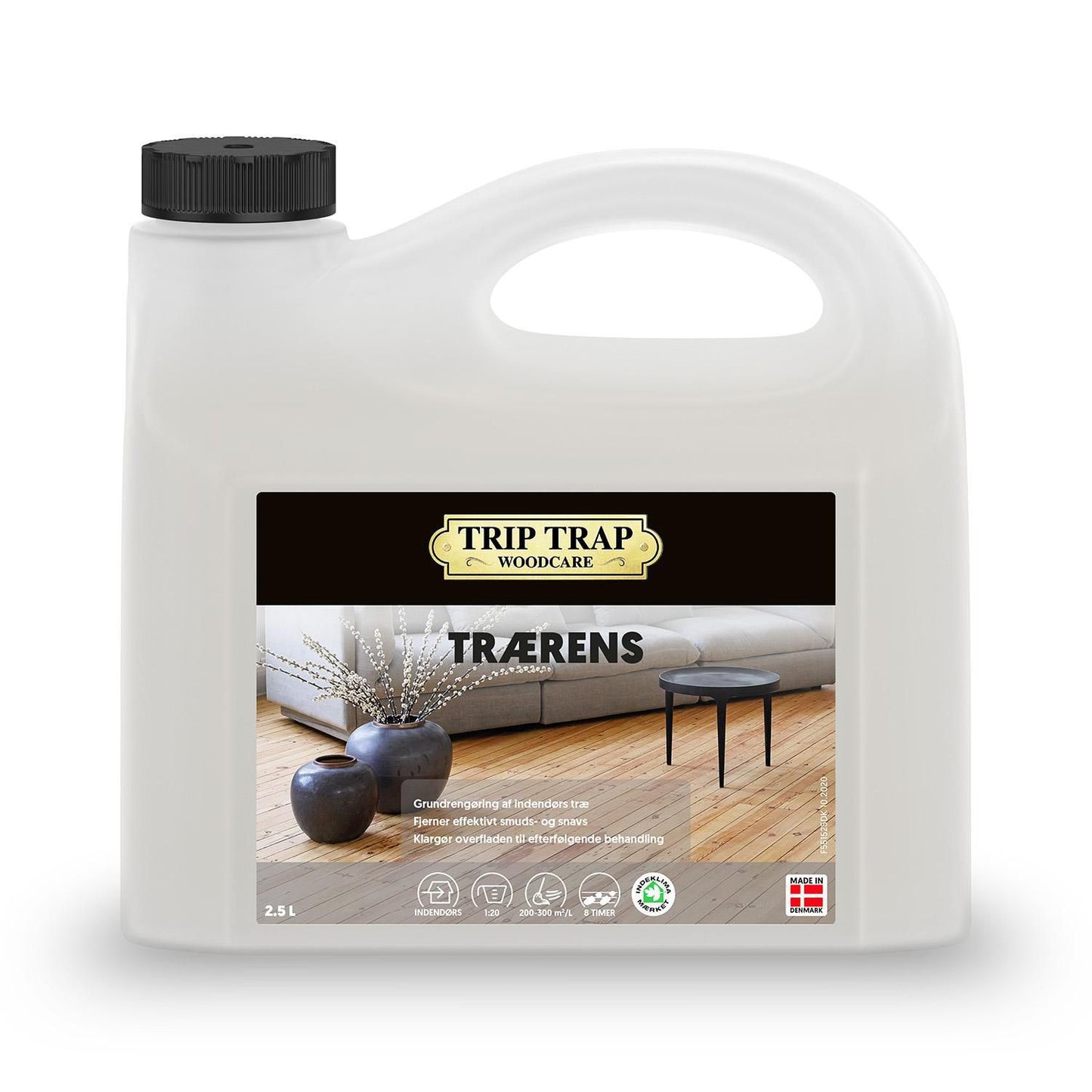 Trærens Trip Trap til indendørs brug 2,5 ltr,4 dnk x 2.5 ltr/krt