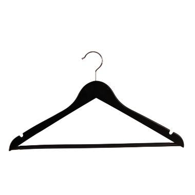 Bøjle med pind Træ 45 cm Sort,50 stk/krt