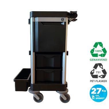 Rengøringsvogn Nordic Recycle trolley 2.0 str. S,stk