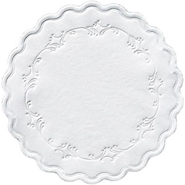 Kopunderlag Ø9 cm 8-lag FSC Romance White,8 pk x 250 stk/krt