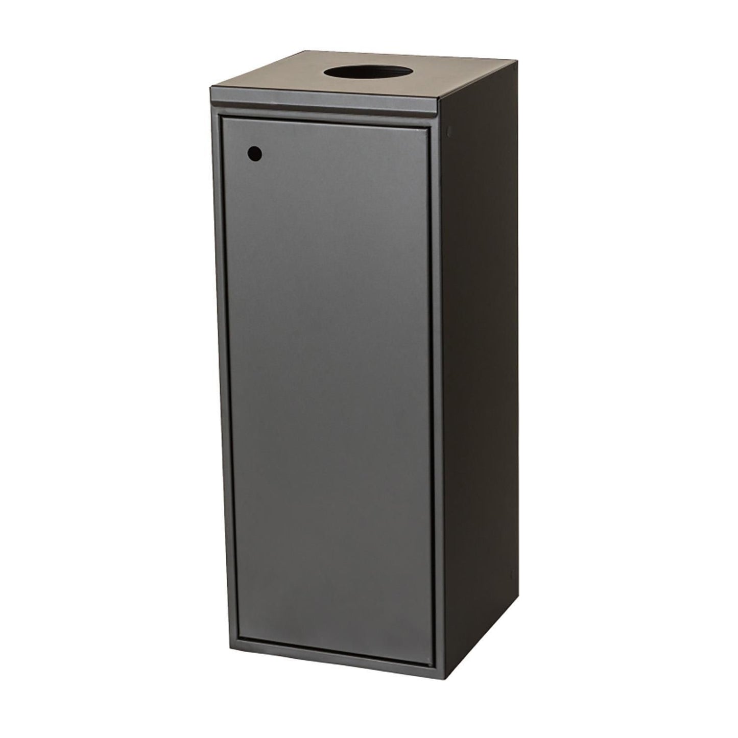 Affaldsstativ Tina Trolleys 100ltr med flaskeindkast Sort til kildesortering,stk