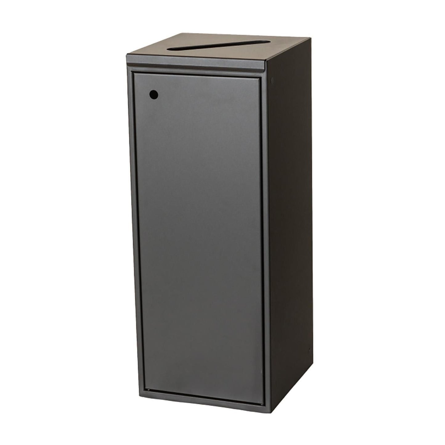 Affaldsstativ Tina Trolleys 100ltr med papirindkast Sort til kildesortering,stk