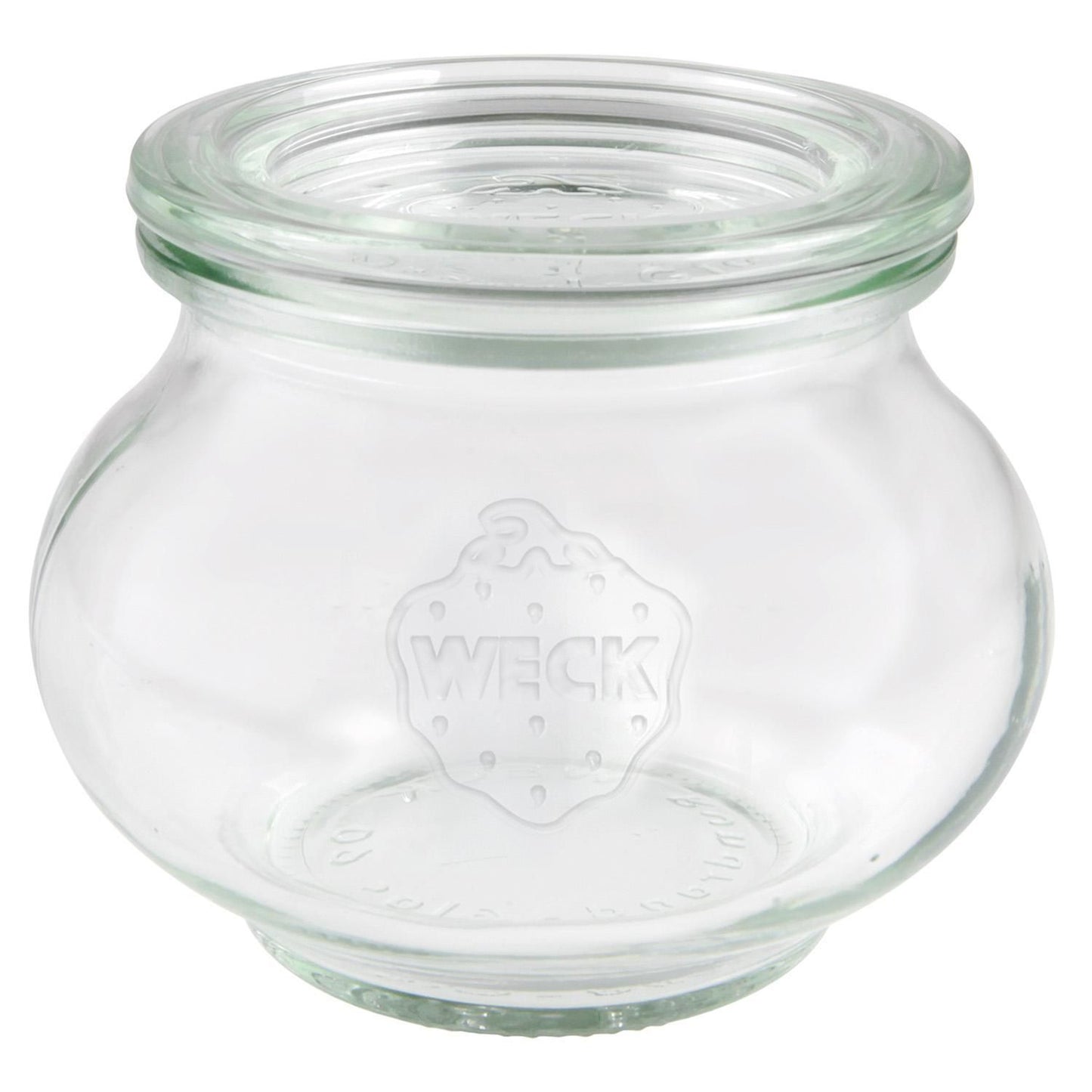 Patentglas Weck Schmuck 220ml Ø8.7xH6.9cm med låg Glas,12 stk/krt
