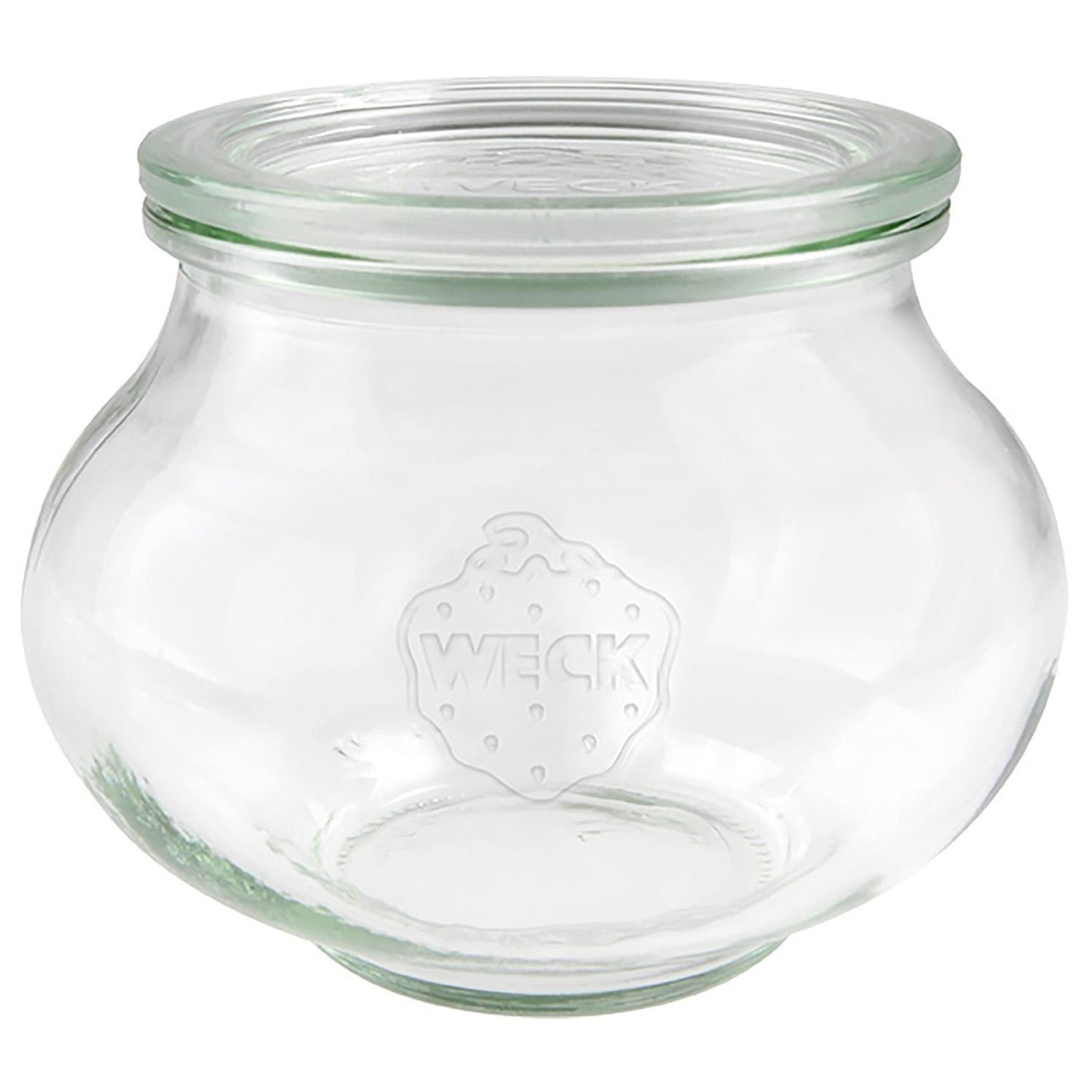 Patentglas Weck Schmuck 560ml Ø11.9xH9.2cm med låg Glas,6 stk/krt