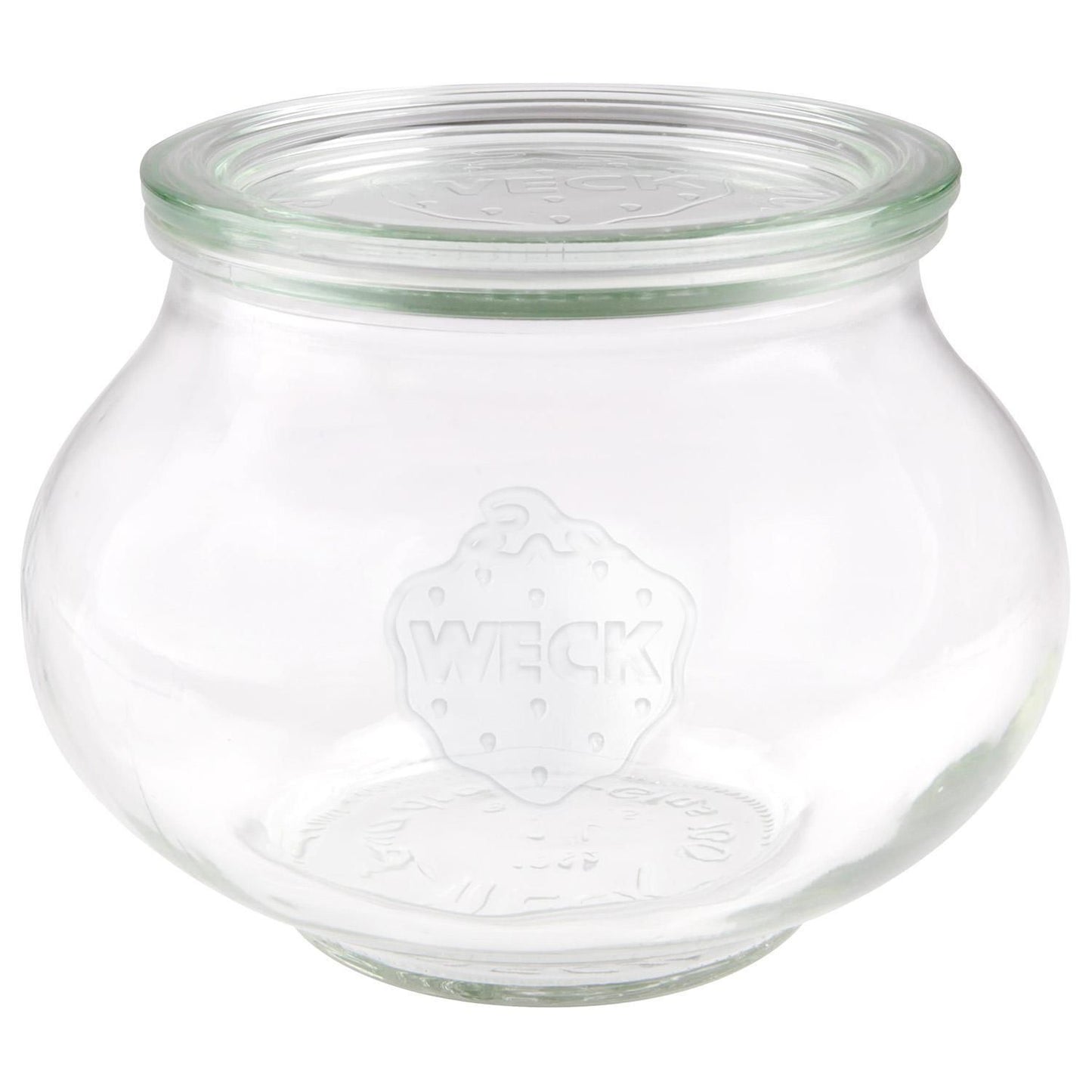 Patentglas Weck Schmuck 1062ml Ø14.4xH11cm med låg Glas,4 stk/krt