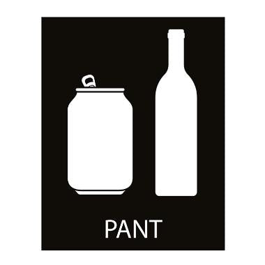 Piktogram pant L120xB80mm hvidt uden baggrund,stk