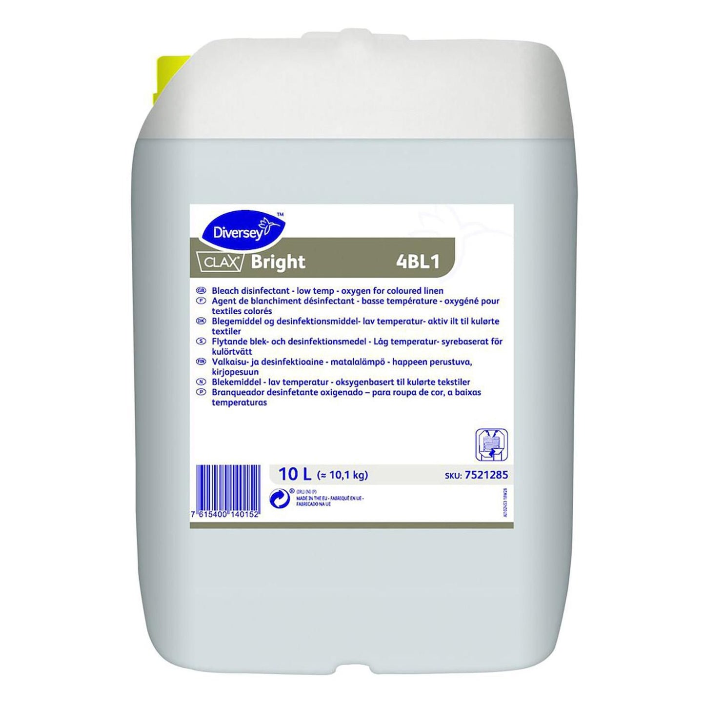 Tøjvask Clax Bright flydende blegemiddel 4BL1 10ltr,10 ltr/dnk