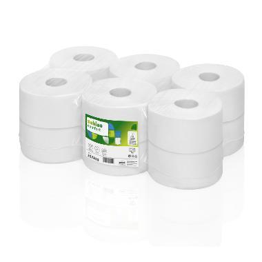 Toiletpapir Satino Comfort Jumbo Mini 2-lag Ø18cm 180 m hvid,12 rl/krt