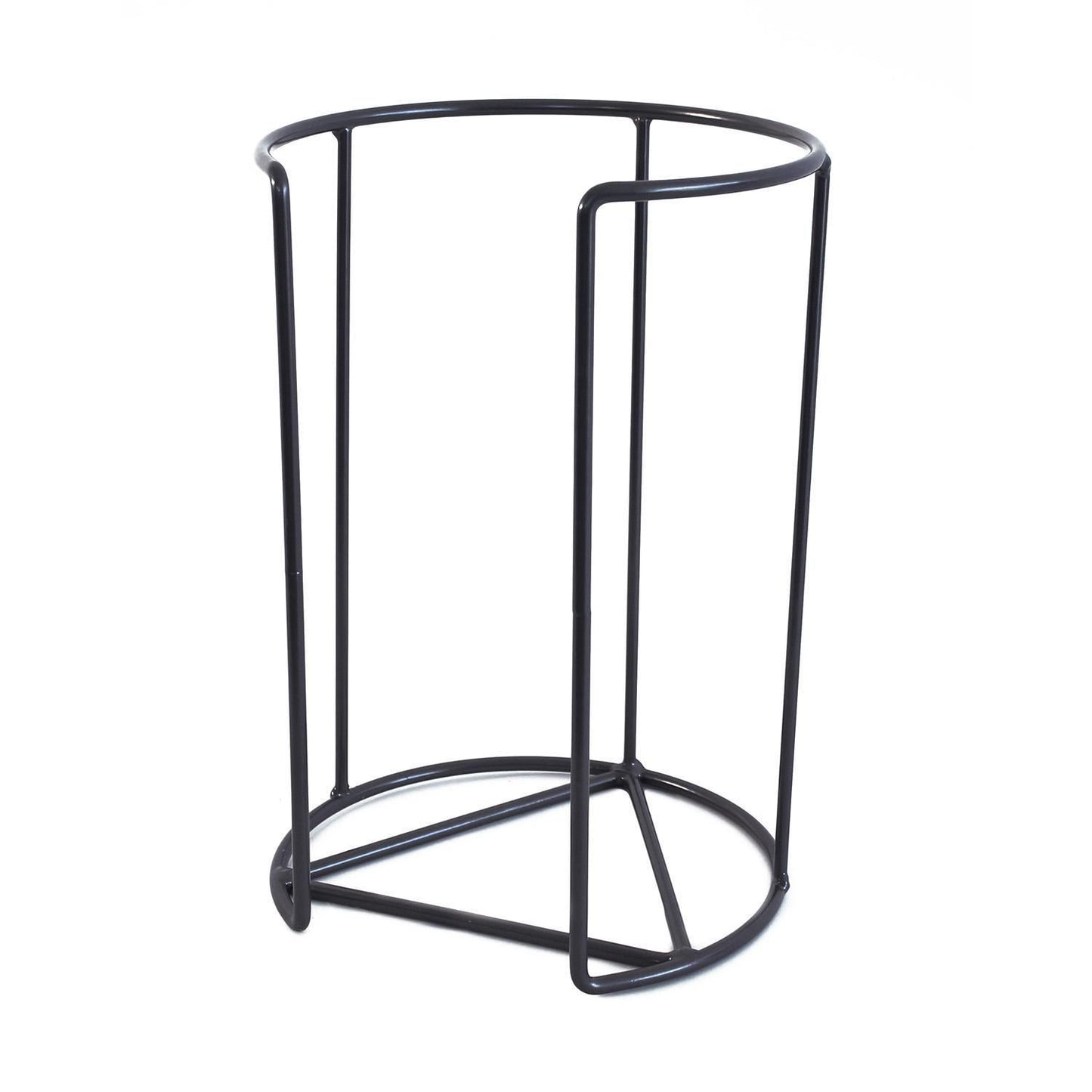 Tallerken kassette Ø17cm H30cm coated stål grå,stk