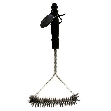 Grillbørste L34 cm stål plast,stk