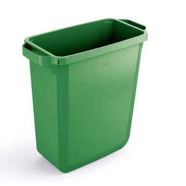 Beholder 60ltr L59xB28.2xH60cm fødevaregodkendt plast grøn,stk