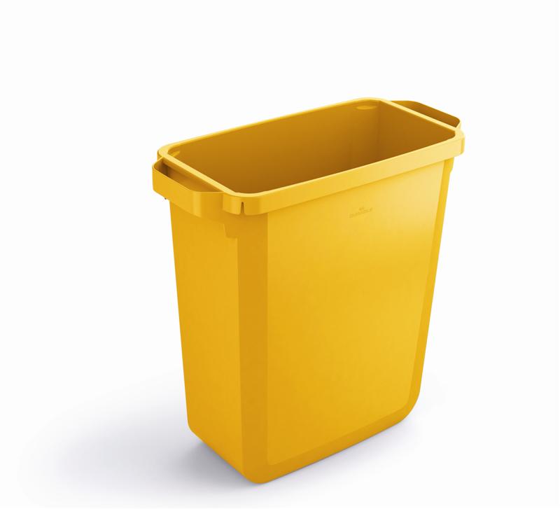 Plastbeholder 60 ltr fødevaregodkendt plast gul,stk