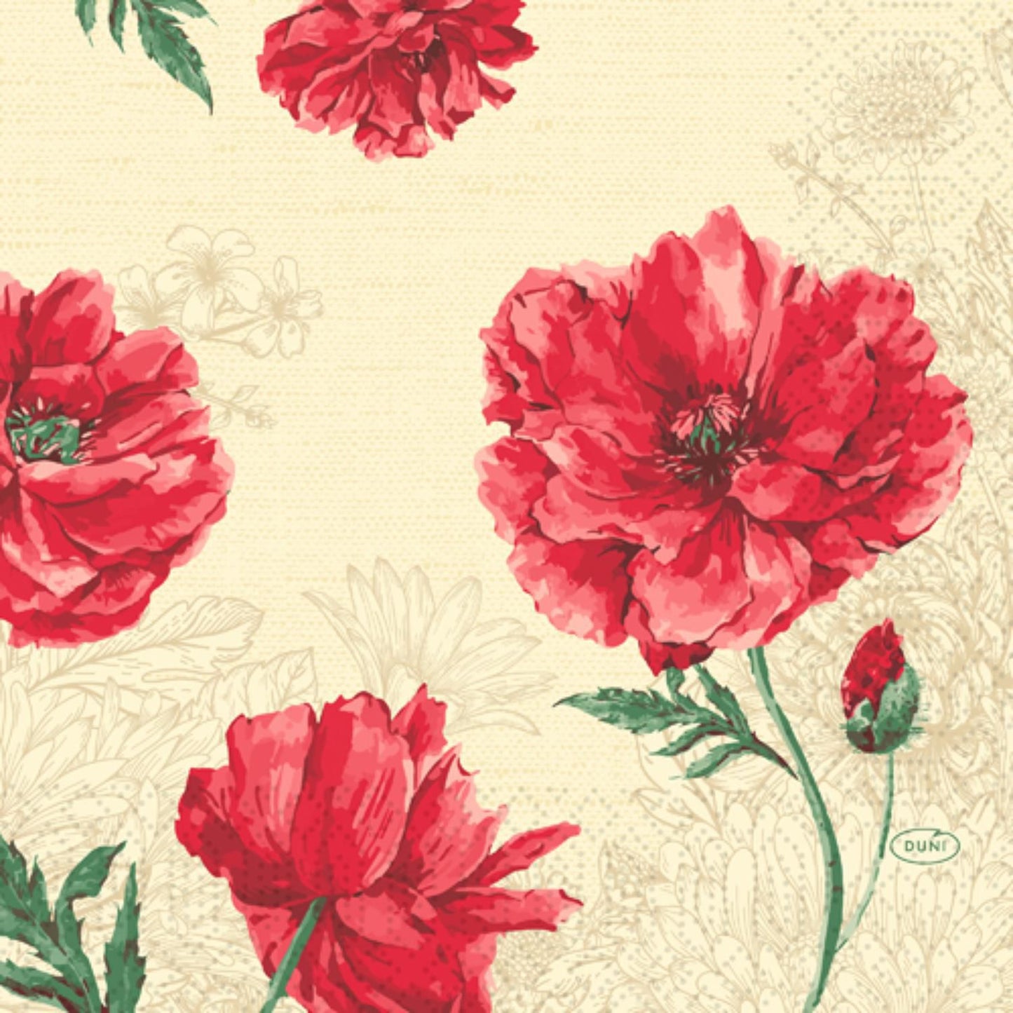 Serviet Duni 33x33cm 3-lags Monique,250 stk/pk