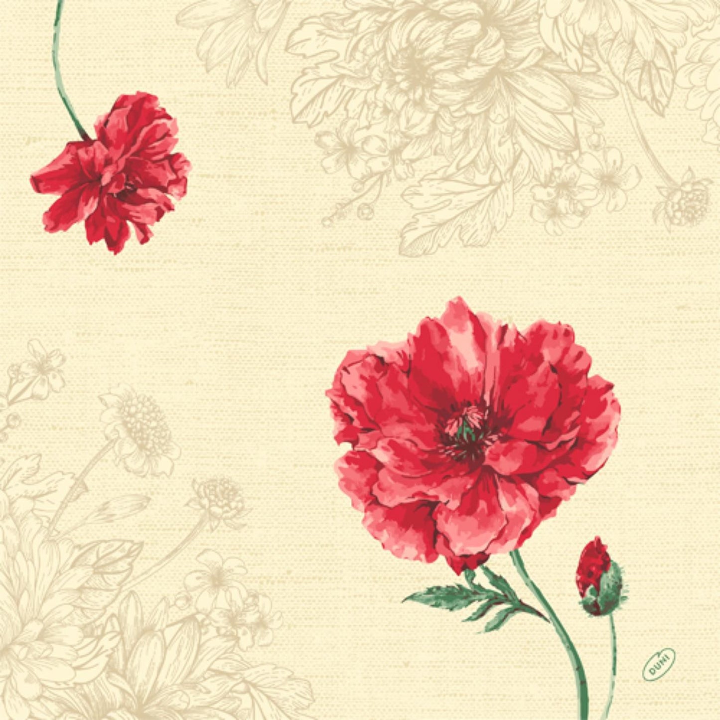 Serviet Dunisoft Airlaid 40x40cm Monique,60 stk/pk