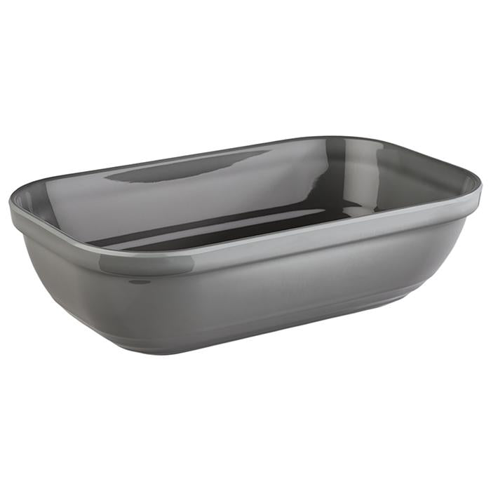 Serveringsskål Emma 1/4GN L26.5xB16.2xH7.5cm melamin grå,stk