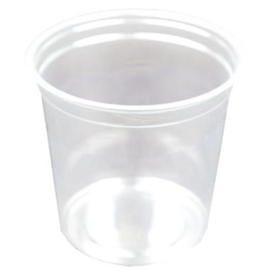 Bæger Deli Pot rund 400 ml Ø101xH76 mm RPET klar,396 stk/krt
