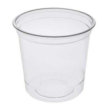 Bæger Deli Pot rund 500 ml Ø101xH95mm RPET Klar,396 stk/krt