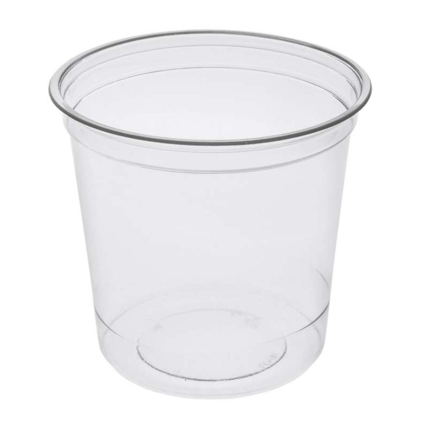 Bæger Deli Pot rund 500 ml Ø101xH95mm RPET Klar,396 stk/krt