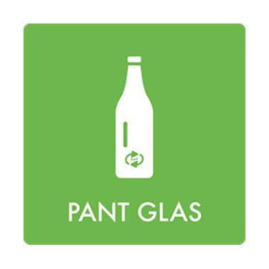 Piktogram PANT GLAS 12x12 cm,stk