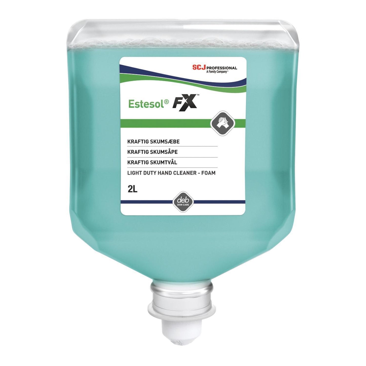 Skumsæbe Estesol FX 2ltr kraftig med farve og parfume,4 stk/krt