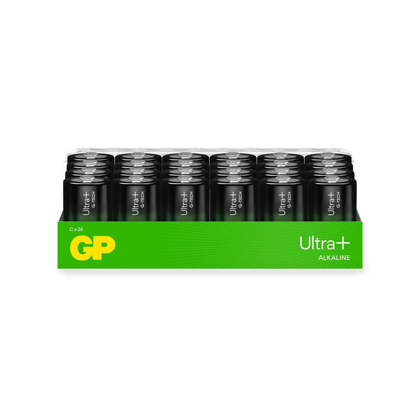Batteri GP Ultra Plus Alkaline C 14AUP/LR14 Bulk 24 stk Svanemærket,24 stk/pk