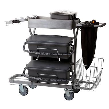 Rengøringsvogn ErgoClean Kompakt Plus,stk