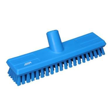 Gulvskrubbe med Vandgennemløb Stiv Blå,1 stk